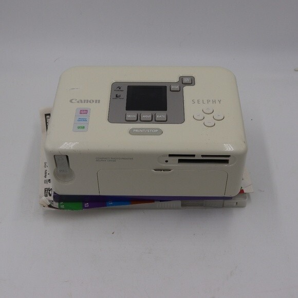 Canon Selphy Photo Printer with Instructions & Photo Paper - Picture 1 of 8